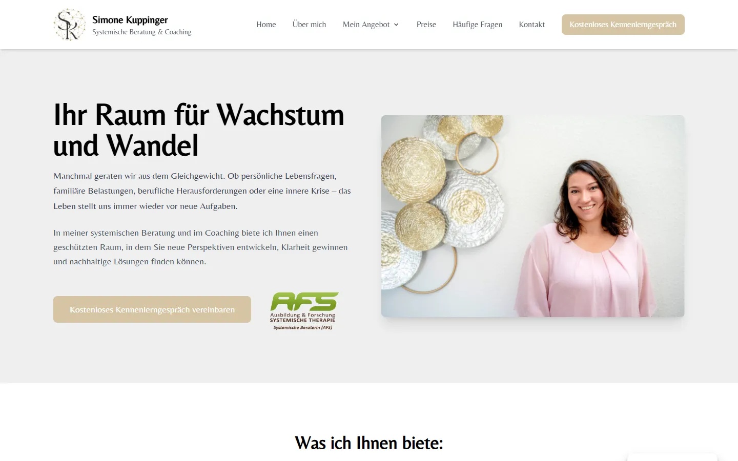 Startseite simone-kuppinger.de