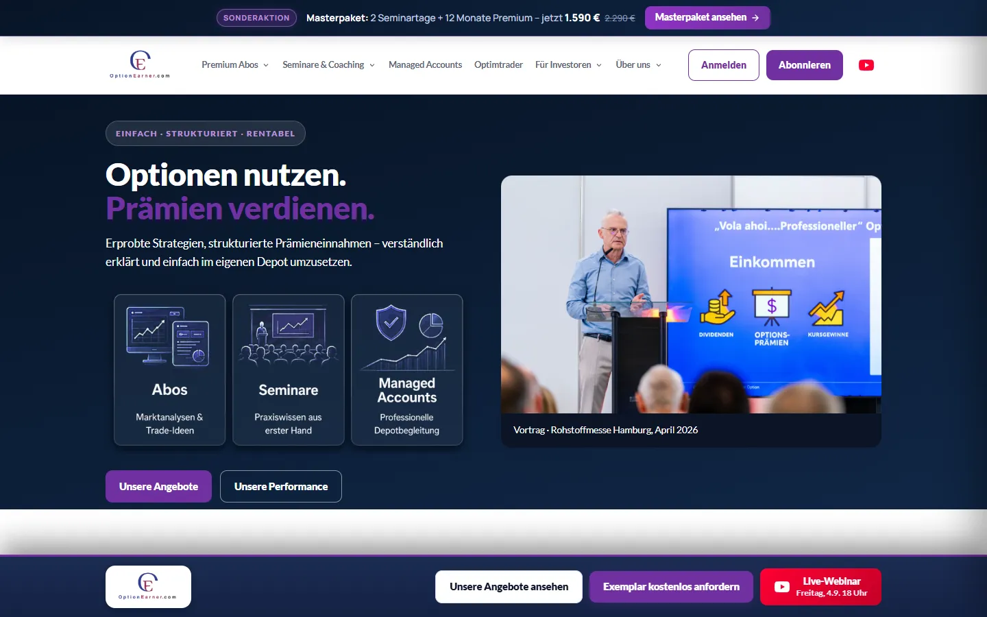 Startseite optionearner.com
